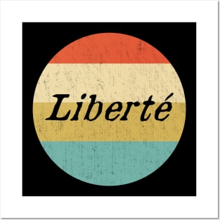 Retro Liberty Freedom Posters and Art